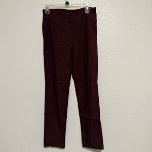 Counterparts Maroon Straight Leg Pants